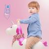 Children's Jumper for Jumping with Pump Unicorn White with Shiny Horn with Bandana
