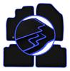 CARLUX-BLUE Car Mats For: Toyota Avensis III T27 Station Wagon, Sedan, Liftback (2009-2013)