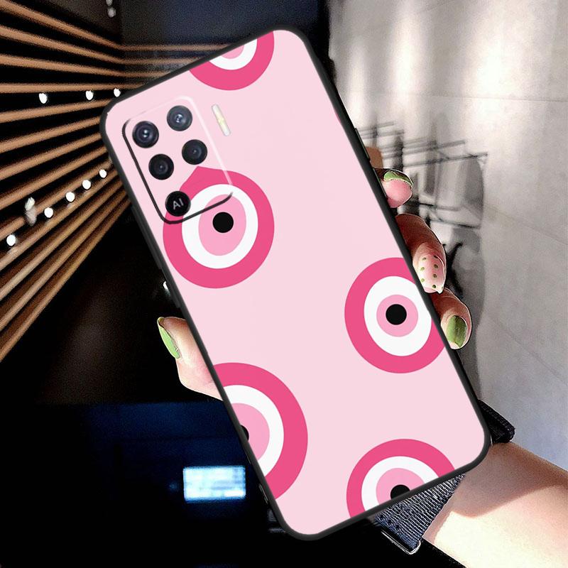 Big Eyes Cartoon Pattern Case For Oppo A78 A98 A18 A38 A58 A60 A80 A40 A77 A57 A17 A74 A54 A94 A96 A76 A16 A15 A5 Pro