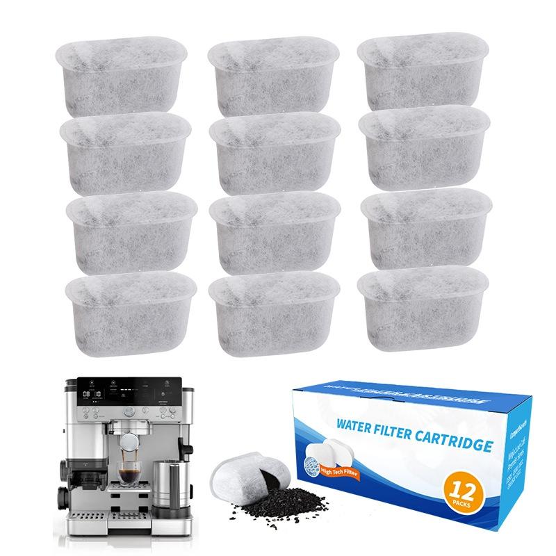 6/12 Stück Aktivkohle-Wasserfilter für NINJA Luxe Cafe ES601 ES701 Kaffeemaschinen Aktivkohle-Wasserfilter für Espressokaffeemaschine