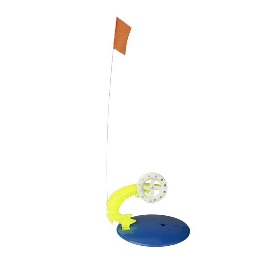 FTK Ice Fishing Flag Set Convenient Braking System Automatically Winter Ice Fishing Flag Indicator Equipment Tackle Tool
