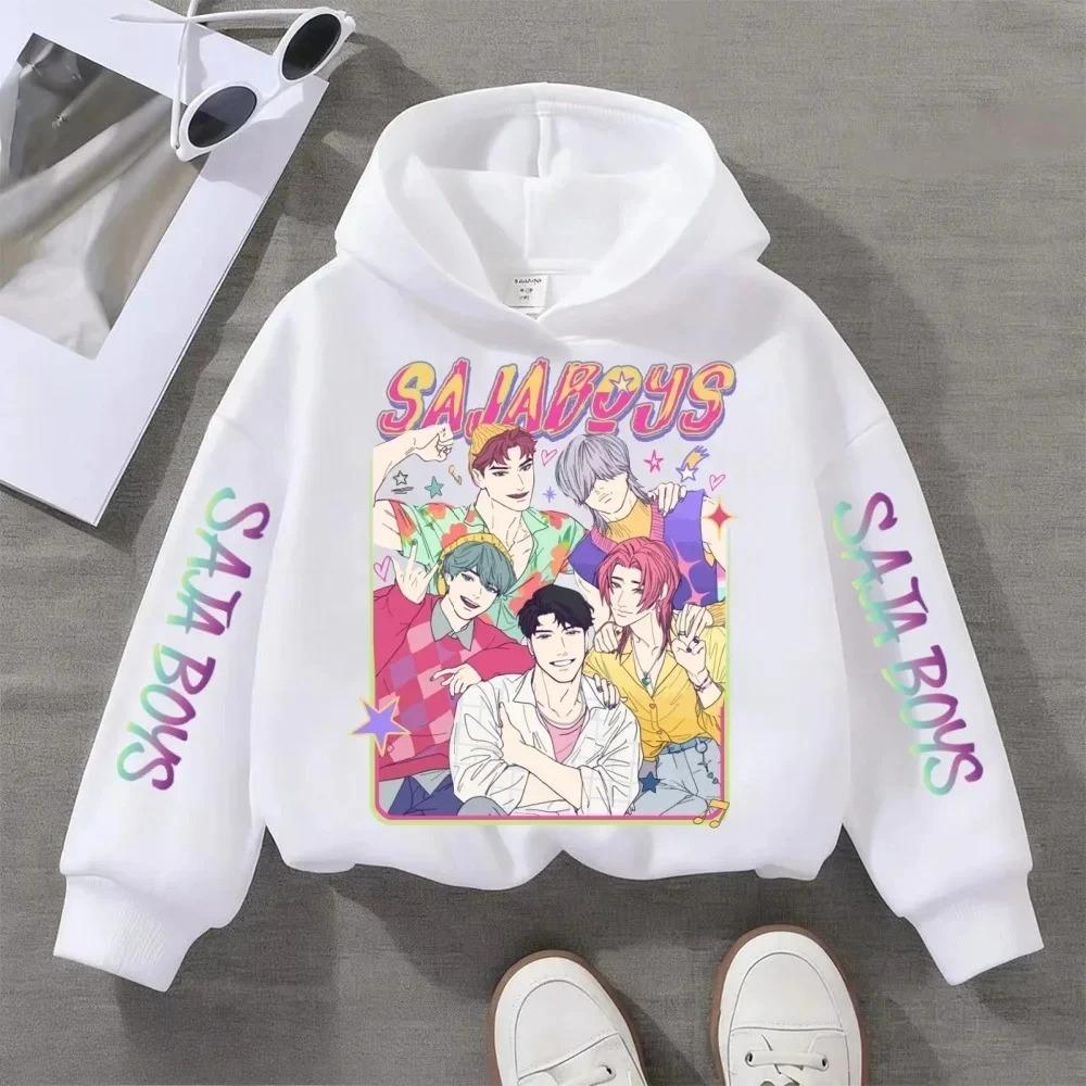 Hoodies Sweatshirts Girls Children's Comfortable Cartoon Printed Sports Shirt Girls' Color Comfortable Casual Hoodie