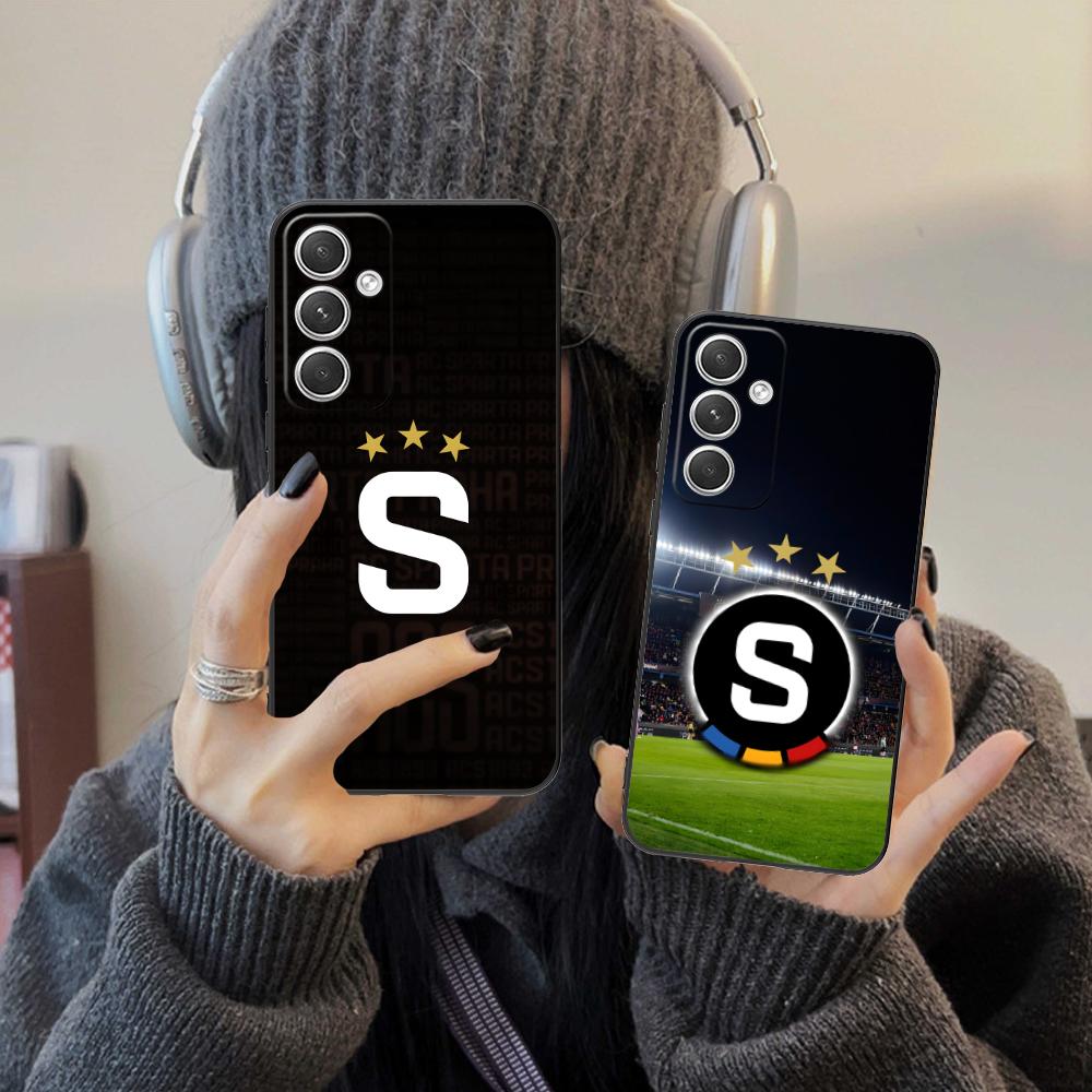 Etui na telefon komórkowy FC Sparta Praha do Samsung Galaxy S25 S24 S23 S22 S21 S20 Note20 Plus FE Ultra Kolorowe Ochronne Ładne Pokrowiec