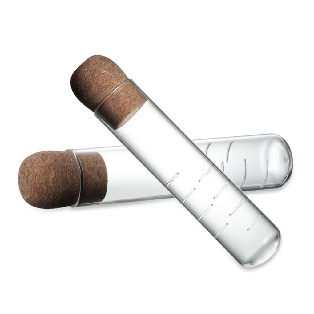 Tea Set Strainer with Cork Lid Mini Transparent Empty Filter Holder Design Heat-resistant Teaware Tools for Restaurant Shop