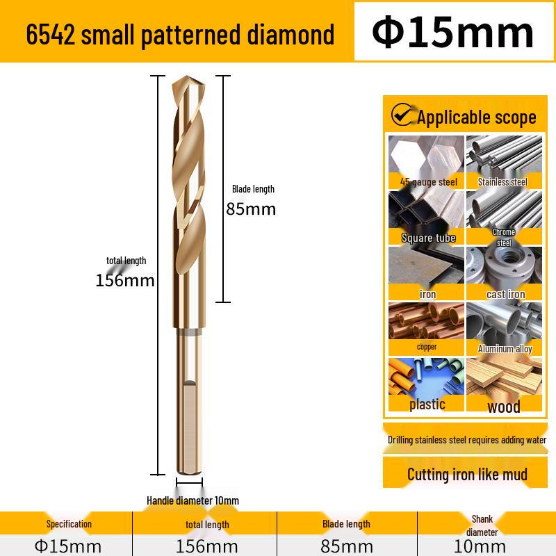 12mm High Hardness Twist Drill Bit Set for Iron, Stainless Steel, and Woodworking