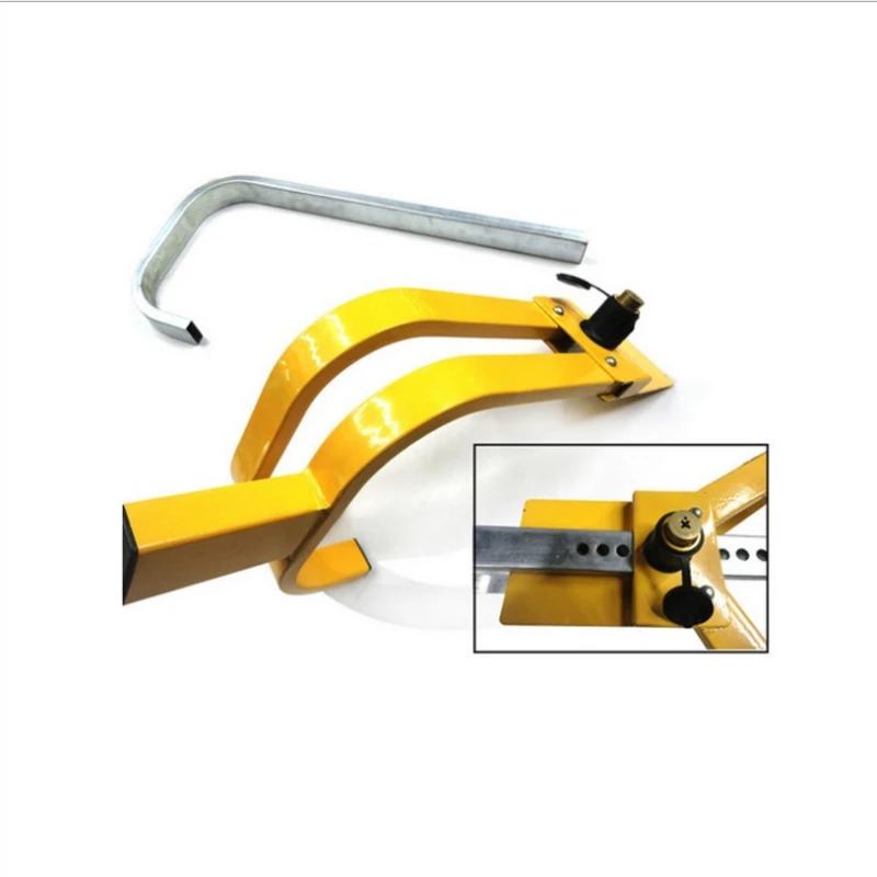 Car Tire Lock Convenient Operation Small Three Fork Wheel Lock Tire Lock Car 3.4/kg Security Lock Automobiles Car Accessories