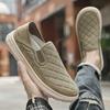 FashionOutdoor Men's Fashion Casual Shoes New Men Comfy Loafers Breathable Men's Leisure Slip on Flats Breathable Male Walking Footwear