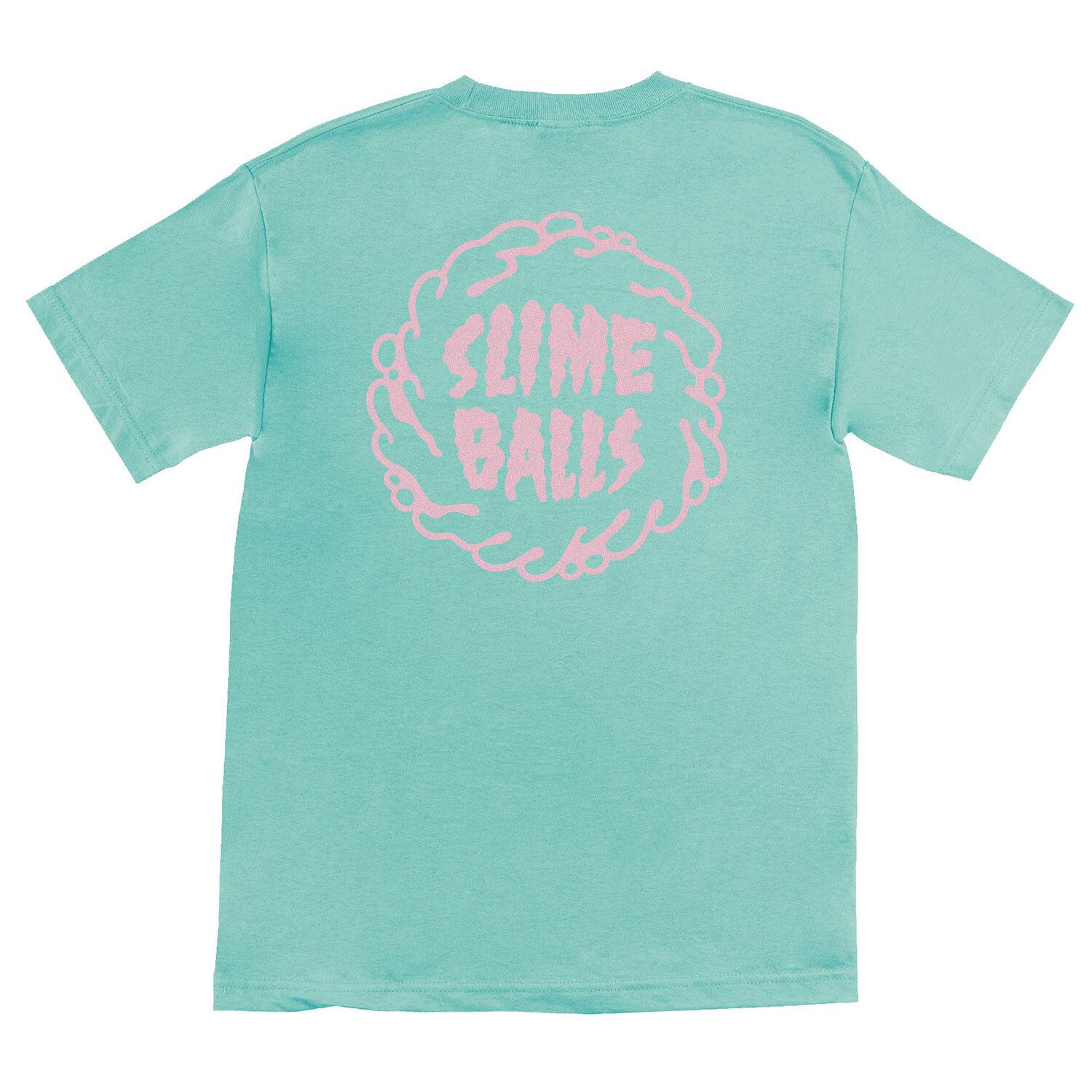 New Slime Balls Skateboard Wheels Shirt Mono Splat Celadon XXXL