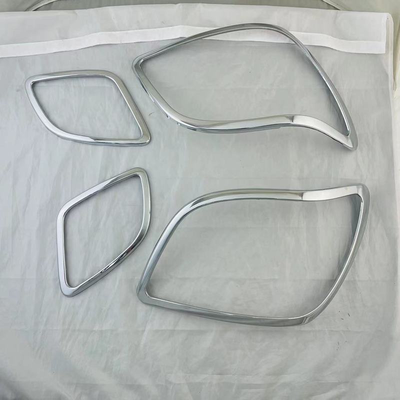 2PCS New ABS Chrome Car Accessories Plated Head Lamp Cover Trim Paste Style For Lexus LX470 470 1998 1999 2000 2001 2002 2003