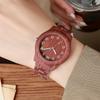 3 Stück/Set Damen Kreative Uhr Trendiges Kunststoffmaterial Academy-Stil Quarzuhr Kombinationsset Geburtstagsgeschenk Festtagsgeschenk