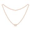 Monaco Necklace [Romantic Confession] The Chain Chain Design Is Fashionable, Simple and Personalized. Necklace, Same Style for Men PC5702OX
