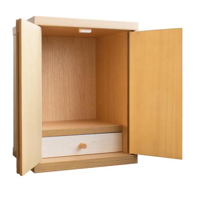 Seki Furniture Nakakei Buddhistický oltář, 32 cm široký x 25,5 cm hluboký x 42 cm vysoký, Pamětní box pro domácí mazlíčky, Přírodní, Číslo produktu 291920