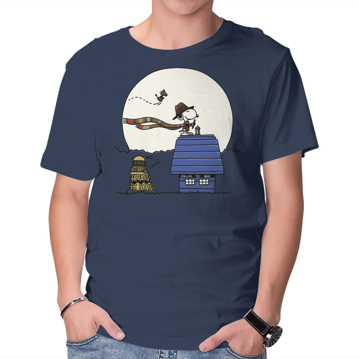 Unisex Crew Neck T-Shirt Doctor Snoop Graphic Short Sleeve Casual Tee XXL