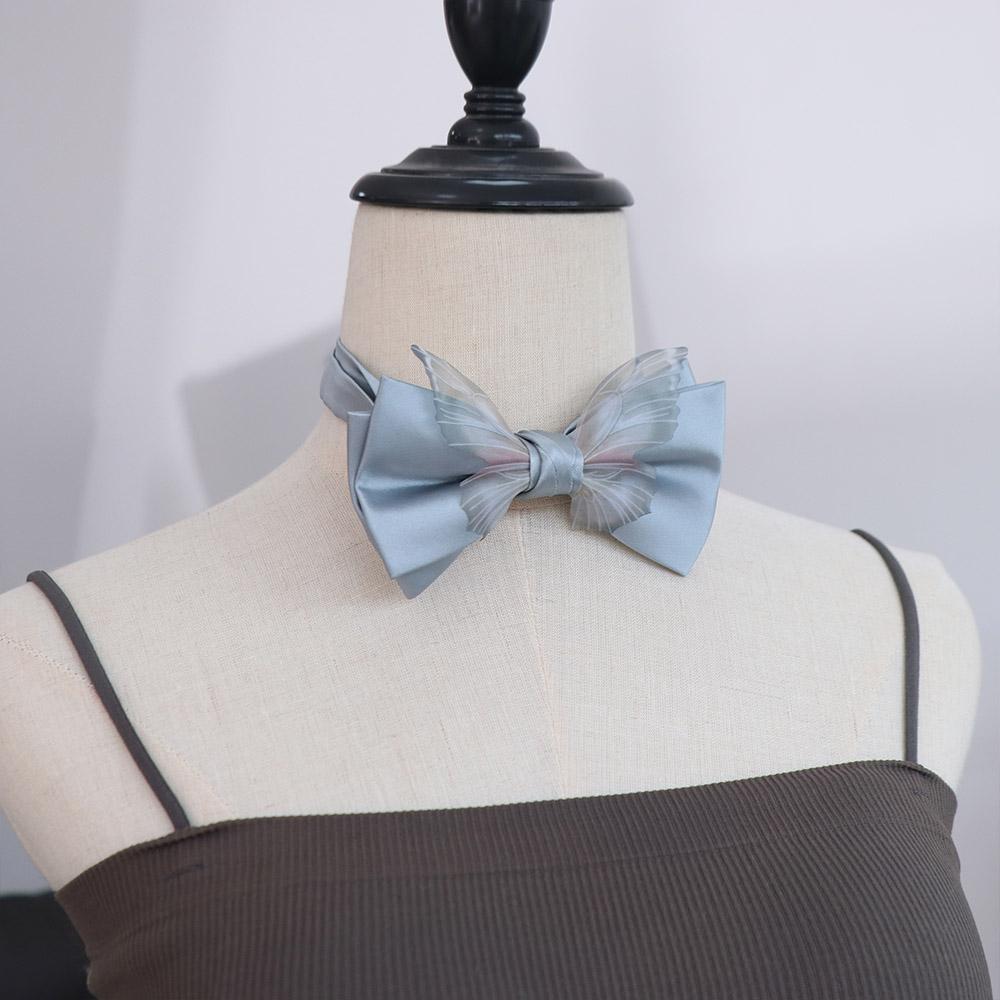 Solid Color Men Necktie Adjustable Bridegroom Groomsman Cravat Fashion Butterfly Bow Tie  Banquet