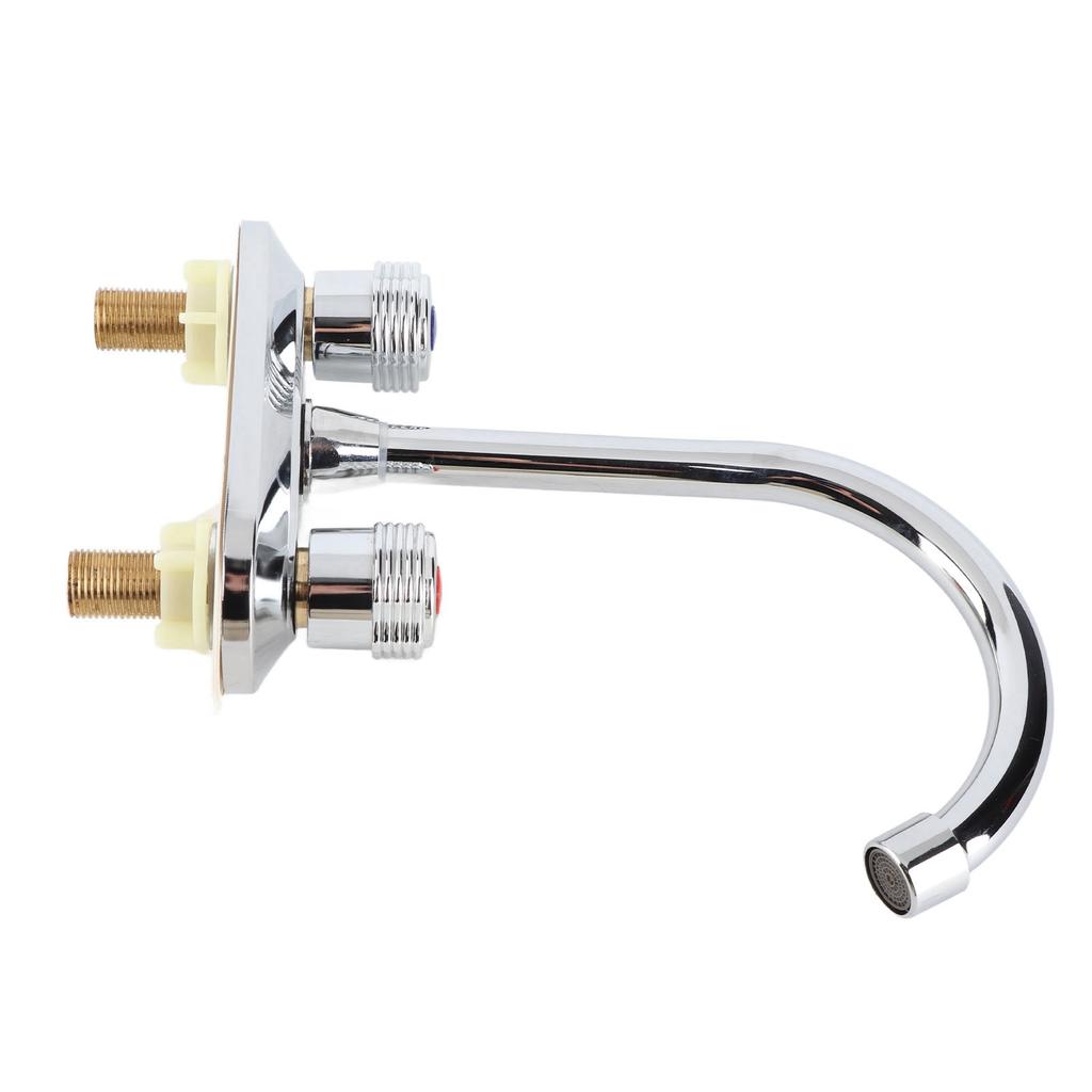 2 Handle Bathroom Faucet Water Saving Hot Water Centerset Bathroom Faucet for Kitchens Bath Basin