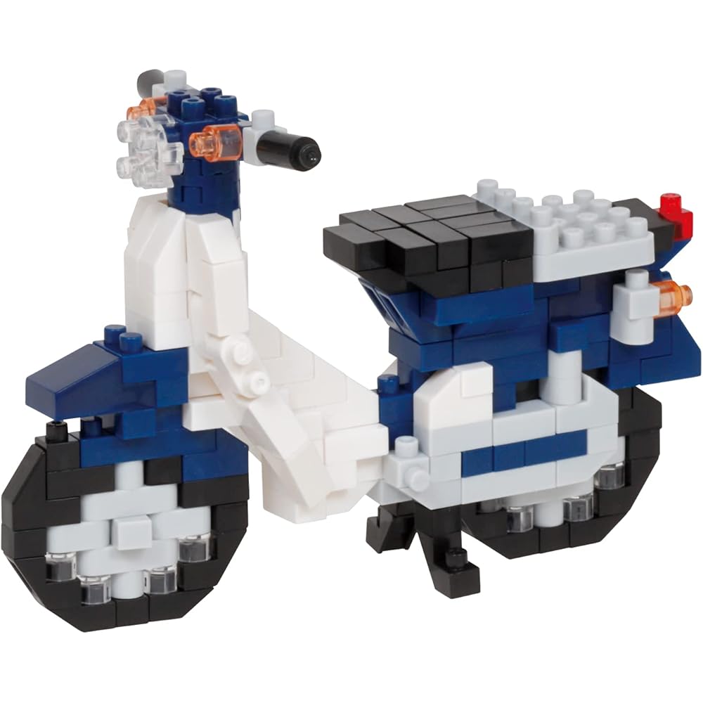 Kawada Nano Block Honda Super Cub 50 Blue Building Kit 150 Pieces