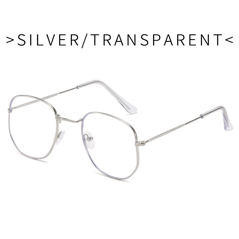 Square-framed Glasses Women Men Metal Exquisite Simple Eyewear Business Commute Female Male Blue Light Blocking Glasses