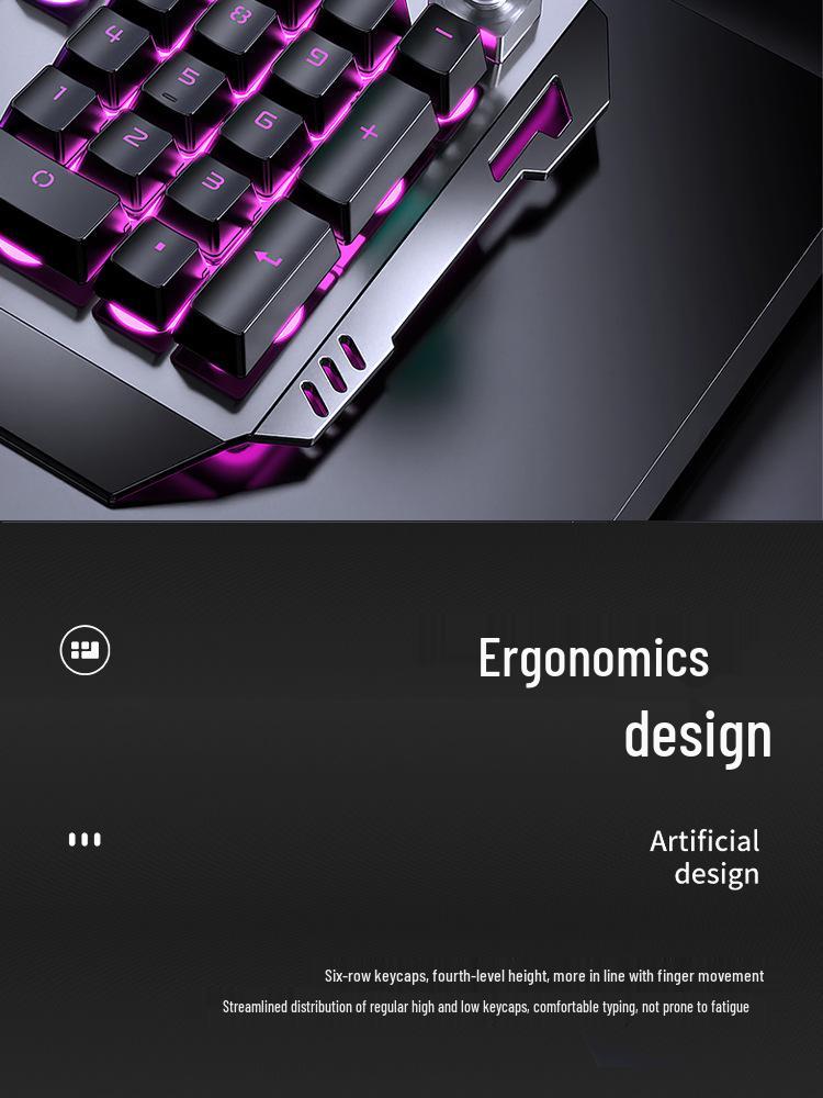 Set Tastiera Gaming Cablata, Mouse e Cuffie GX810 - Sensazione Meccanica, Metallo, Luminoso.