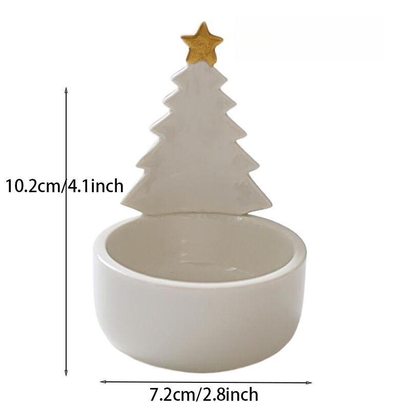 

Christmas Tree Candlestick Fragrance Decoration Ornament Christmas Gift Home Aromatherapy Candlestick Gift золотой