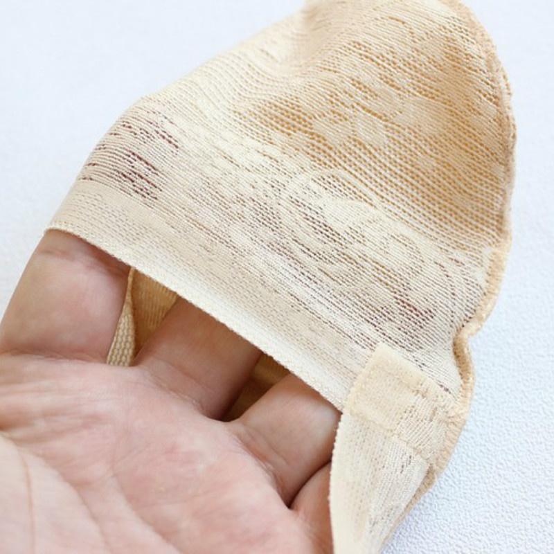 (5 Pairs/Set) Women's Lace Shallow Mouth Invisible Ankle Boat Socks Casual Comfortable Silicone Antiskid Socks