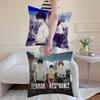 Anime Z-Zankyou No Terror Cushion Cover Breathable Linen Pillowcase Summer Odorless Eco-Friendly Invisible Zipper Washable