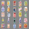 50 Pictures Ins Style Fresh Beverage Bottle Personalized Suitcase Laptop Water Cup PVC Decoration Stickers