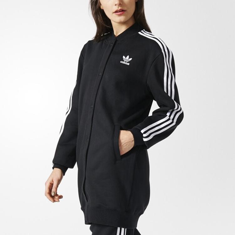 Adidas Originals Jackets Women's Black Baseball Collar Moderate Other BJ8180
