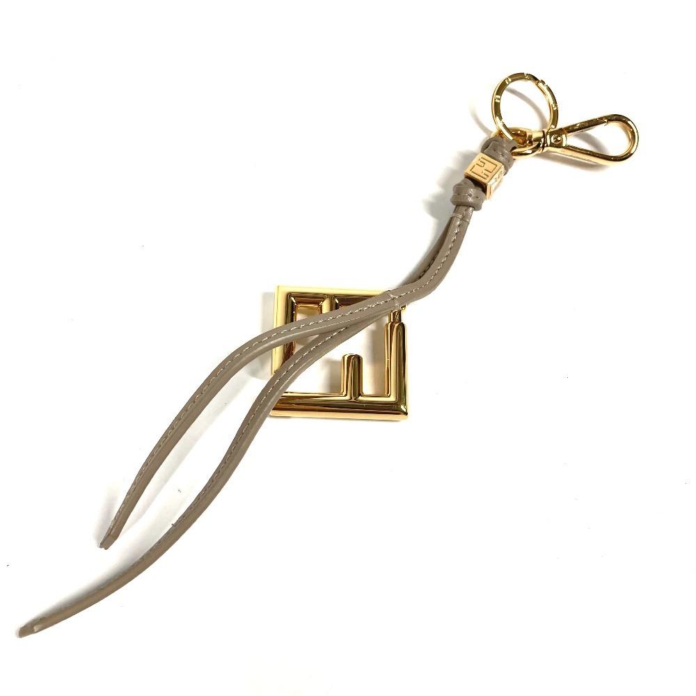 FENDI 7AS255 FFDiamond charm Bag Charm Key Holder Unused