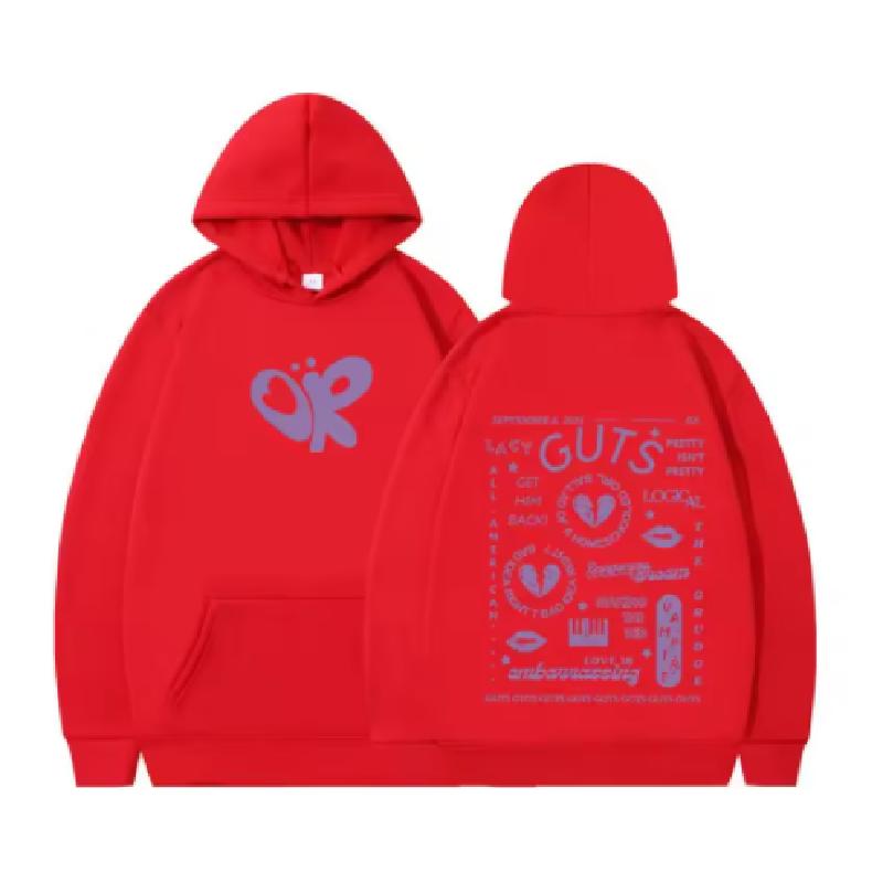 Sour Guts Vampire Hoodie Men's Women's Clothing Fashion Vintage Hooded Sweatshirts Harajuku Hip Hop Oversized Hoodies Streetwear