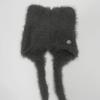 ADORE BELLE CAT FUR EARFLAP BEANIE - 4COLOR