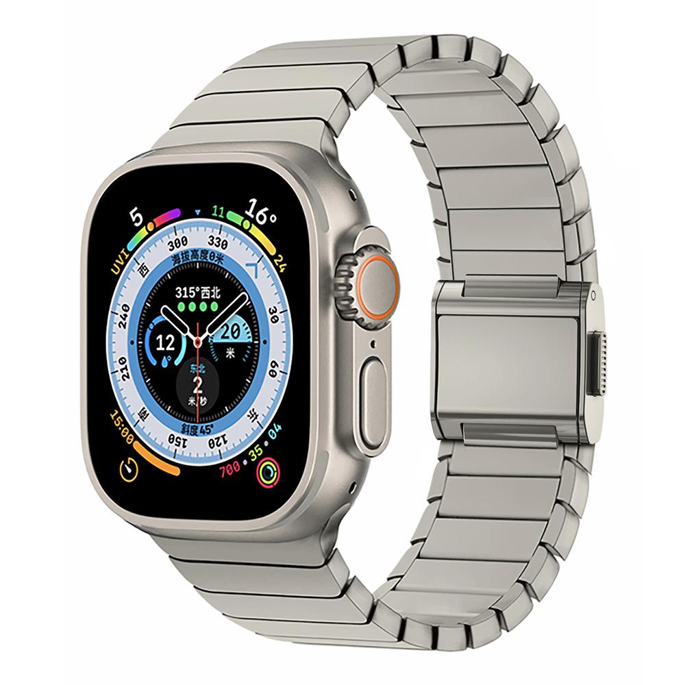 Replacement Band for Apple Watch Ultra 3 2 1 49mm / Series 11 10 46mm / 9 8 7 45mm / SE3 SE2 SE 6 5 4 44mm / 3 2 1 42mm Stainless Steel Watch Strap