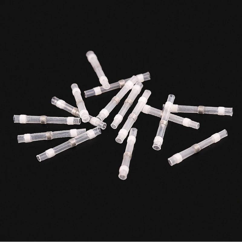 

30 шт. Термозбіжна трубка з кільцем припою, ізоляція, водонепроникна, клемник для проводів, стикування проводів, термозбіжний, швидкий клемник