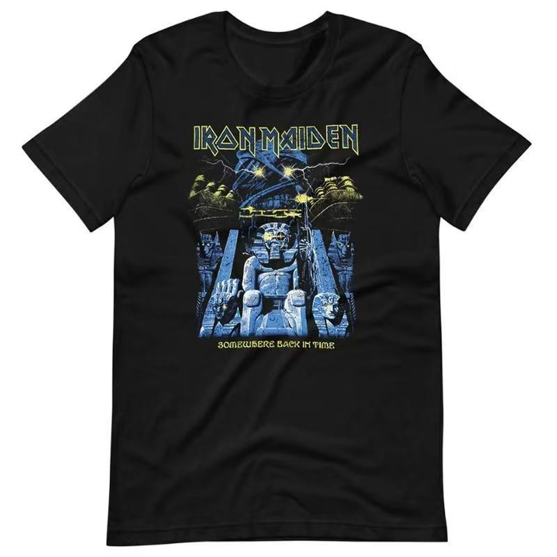 Monster Amerikansk Retro Tryckt Rundhalsad Huvtröja för Höst/Vinter 2025 Lös och Avslappnad Streetwear för Män och Kvinnor