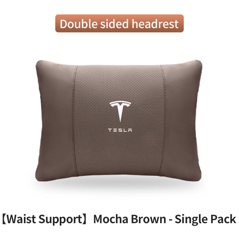 Support de tête pour voiture, support lombaire, coussin de soutien lombaire, oreiller de cou pour Tesla Model 3, Model Y, Model S, Model X, accessoires d'intérieur de voiture