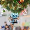 Decorative Flying Dragon Baby Pendant Cartoon Xmas Tree Flat Pendant Dragon Car Ornament  Xmas Tree