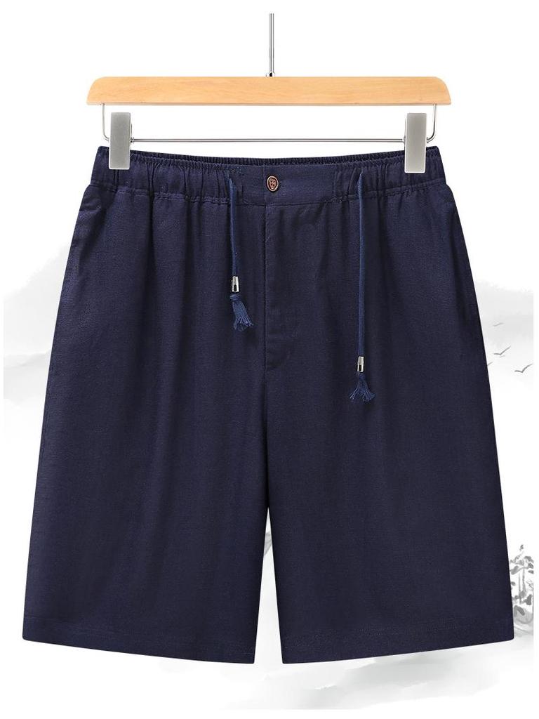 Pánská letní lněná vesta Tang - Lehká, volný střih, bez rukávů, ideální pro střední a starší věk.