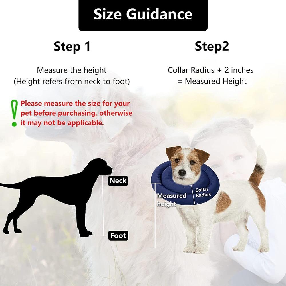 Lightweight Recovery Cone Waterproof Anti-Lick Shield Durable Pet Elizabeth Cone  Pet Recovery S