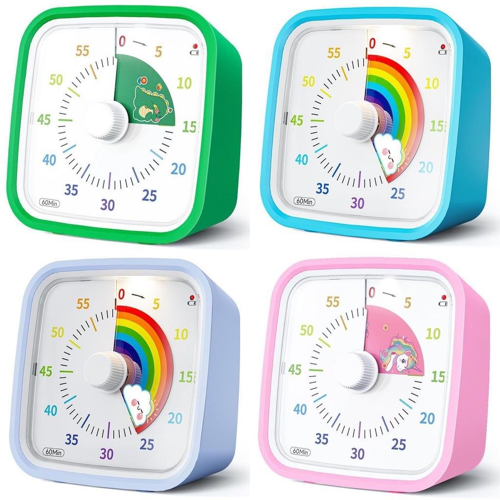 60 Visual Minute Timer Cartoon Dinosaur Silent Disk Timer For Kids And Adults