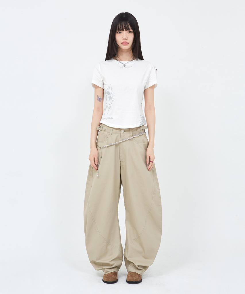 Sekeondeusolteu Doodle Angel T-Shirt (White)