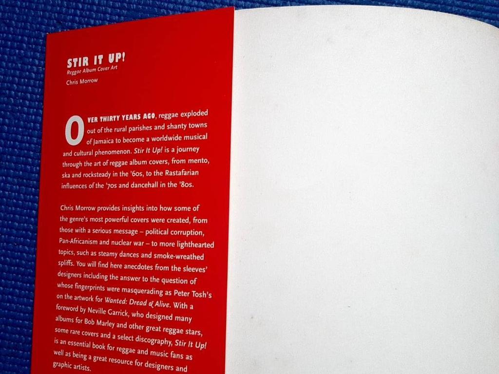 [USED] STIR IT UP! REGGAE ALBUM COVER ART English Book