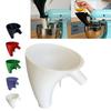 Flour Funnel Stand Mixer Attachment For Kitchen Aid Artisan Ksm150 Tilt-Head Plastic Powder Funnel With Easy-Pour Diameter