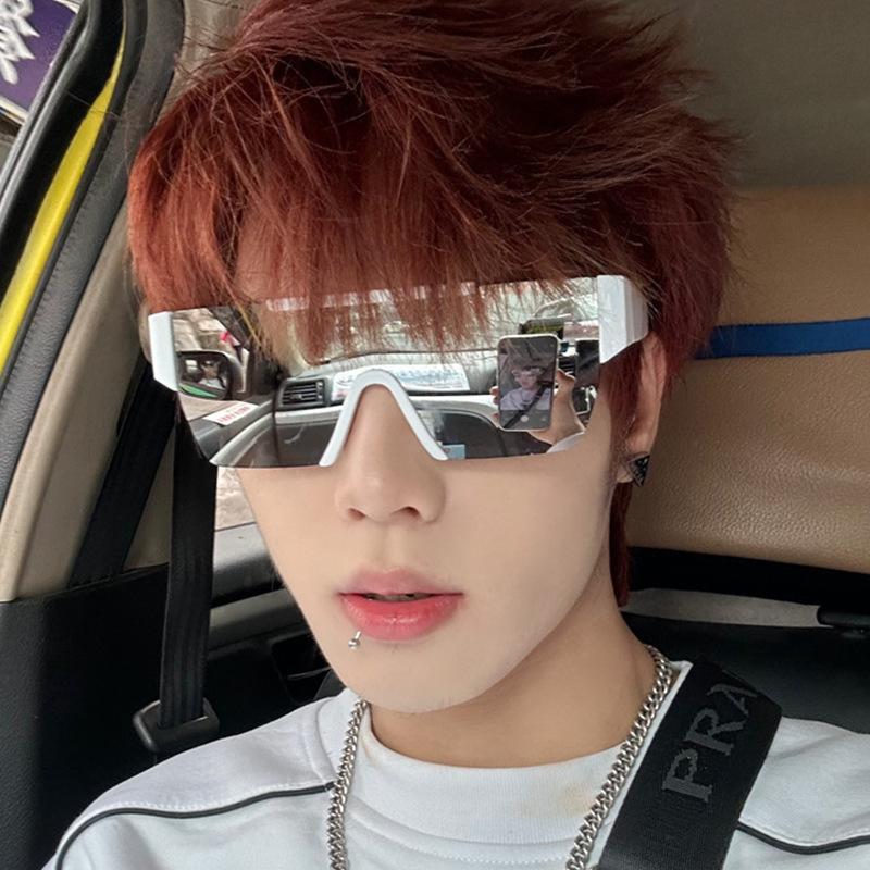 Big Size Outdoor Sunglasses Square Shape High Quality Wind Proof Ladies Sun Glasses Bicycling Mountaineering Men Sun Glass