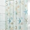 Waterproof Peva Shower Curtain Set With 12Hooks 71"X79" Plastic Shower Curtain For Bathroom Decor Washable Shower Curtain