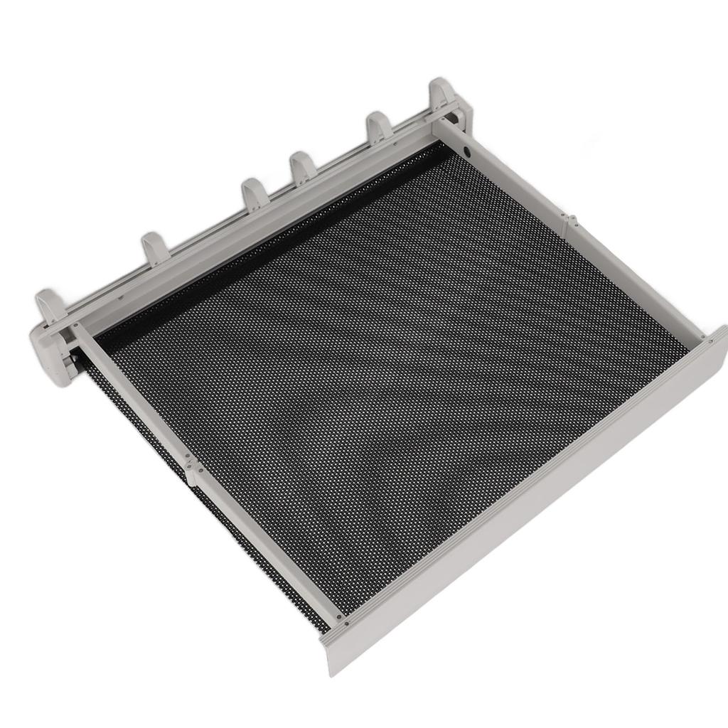 Retractable Clothes Drying Rack with Template Wall Mount Mesh Breathable Platform Aluminium Laundry