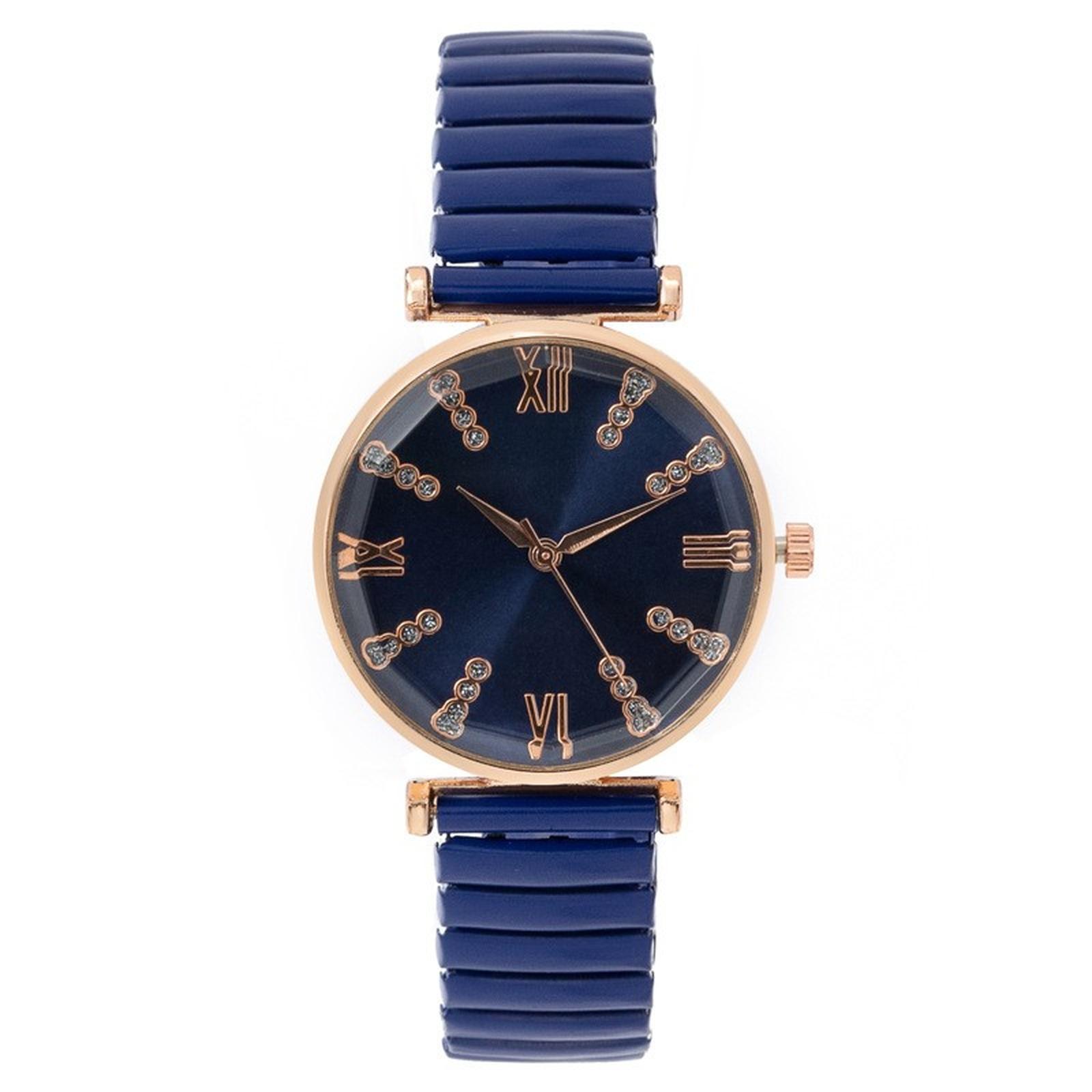 

Женские модные кожаные часы One Size синий