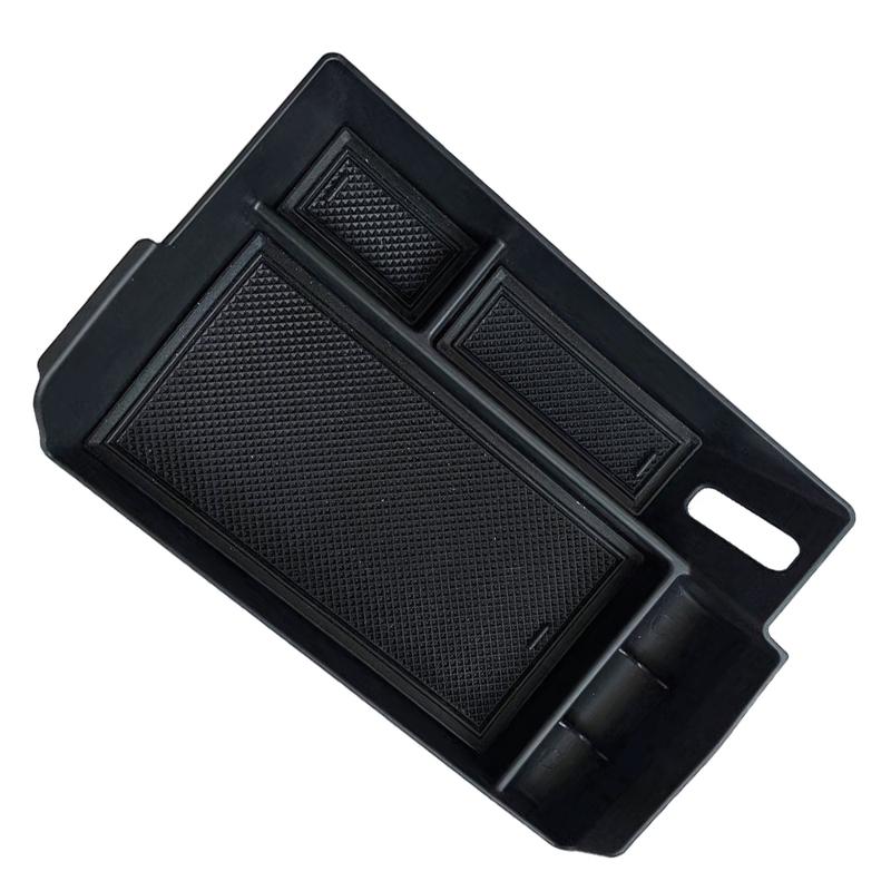 1pcs For Toyota Sienna   Car Armrest Box Center Console Storage Glove Box Organizer ert Tray Black