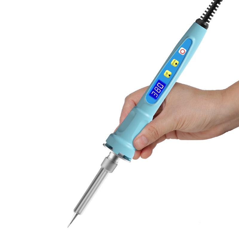 Portable 80W Digital Display Soldering Iron Set with Internal Heating