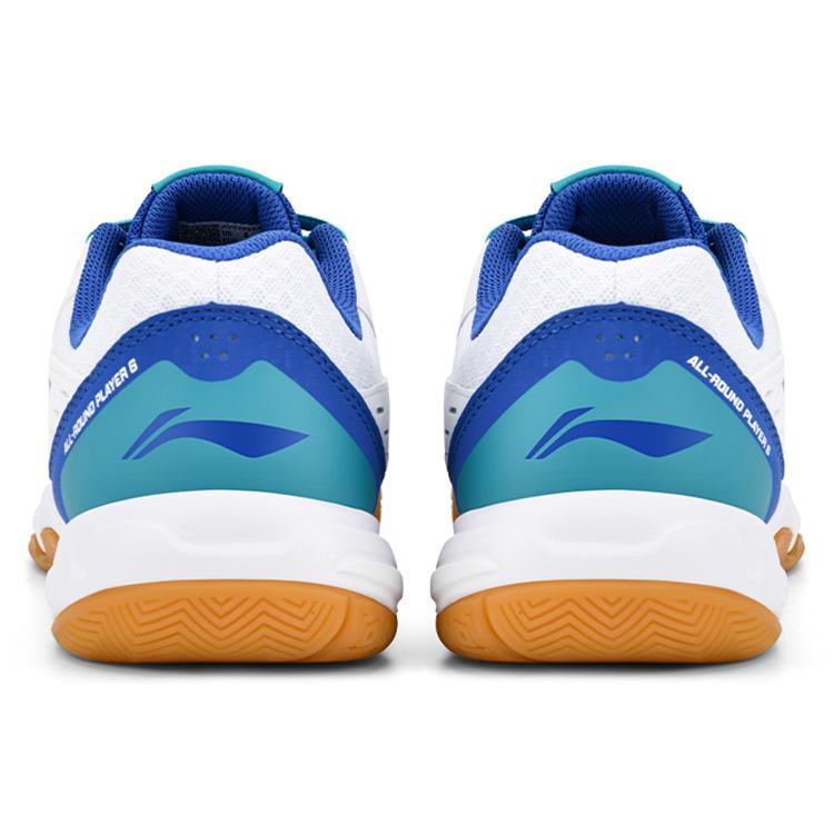 Li Ning The Flash 2.0 Cushioning Slip Resistant Low top Badminton Shoes Unisex White Blue AYTT023-2