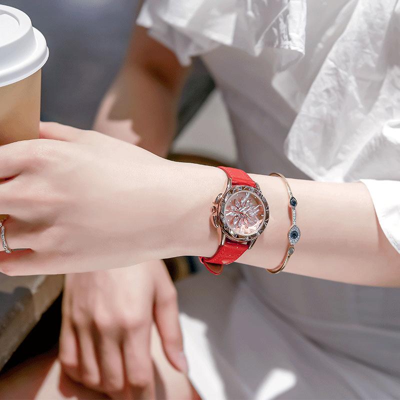 The Wind Comes And Goes, Watch Woman, Thin Belt, Small Female Temperament, Belt, Small Dial.