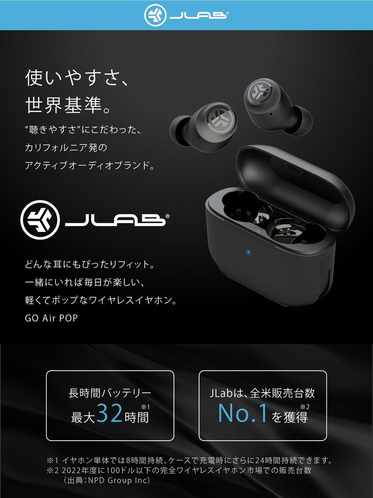 Go Air Pop True Wireless lightweight Bluetooth earphones for iPhone and with microphone and IPX4 sweatproof charging Earbuds, Pink. Compact, Android,